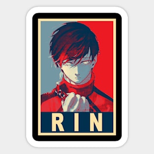 Rin Itoshi Poster Sticker